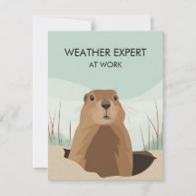 Glad Groundhog Day Söt Färgrik Jordpuka