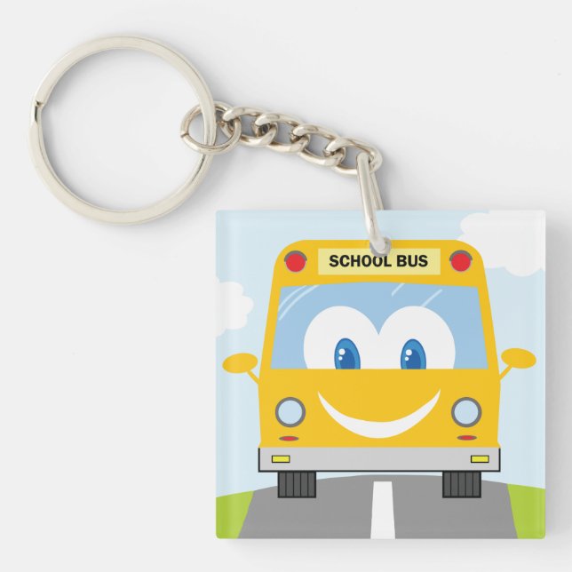 Glad Gul Skolbuss (Framsidan)