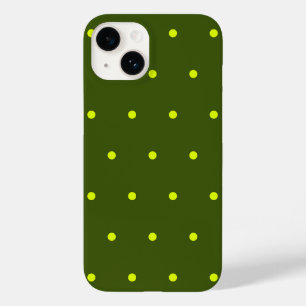 glad gult polka dots