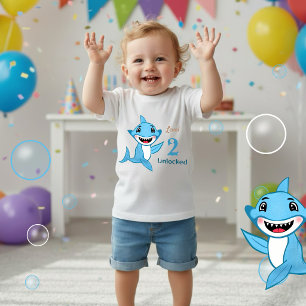 Glad Haj Familj Nivå Två T Shirt