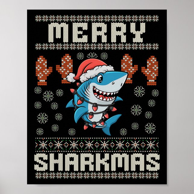 Glad hajmas haj jul ful jul barn haj poster (Framsidan)