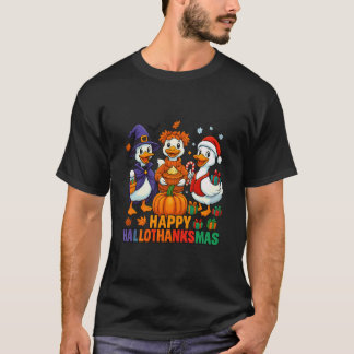 Glad Hallothanksmas Anka Halloween Thanksgiving C T Shirt