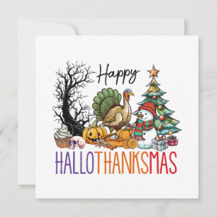 Glad Hallothanksmas Clipart