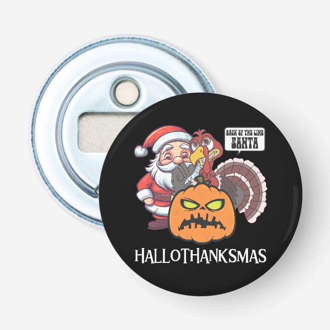 Glad Hallothanksmas Flasköppnare (Framsidan)