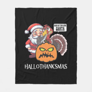Glad Hallothanksmas Fleecefilt