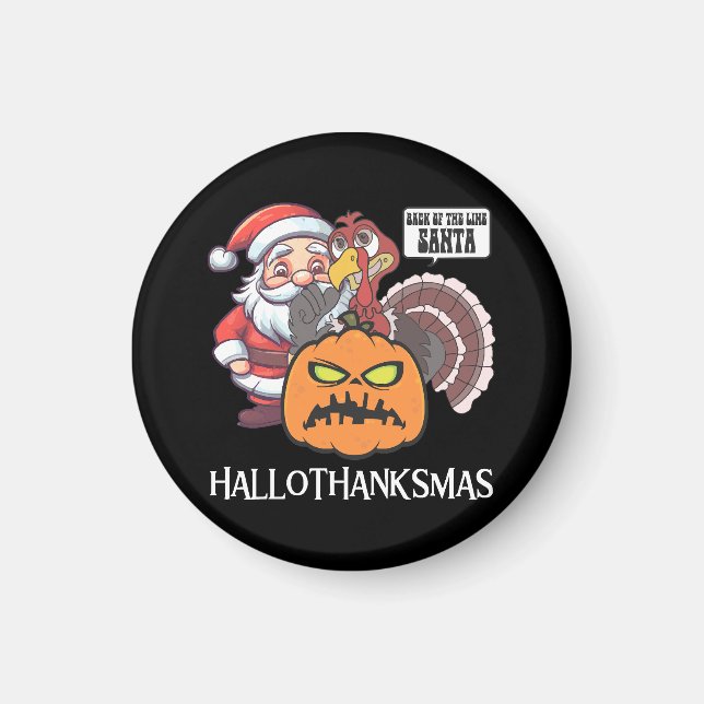 Glad Hallothanksmas Magnet (Framsidan)