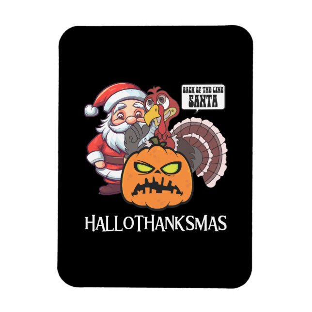 Glad Hallothanksmas Magnet (Vertikal)