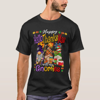 Glad Hallothanksmas med min Gnomies familj Hallå T Shirt
