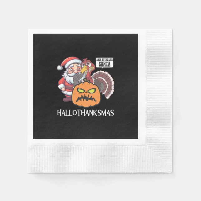 Glad Hallothanksmas Pappersservett (Framsidan)
