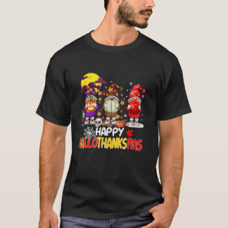 Glad Hallothanksmas Söta Tomtar Höst Halloween Kvi T Shirt