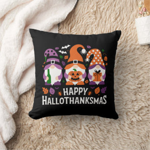 Glad Hallothanksmas Tomte Älskare God Jul Kudde