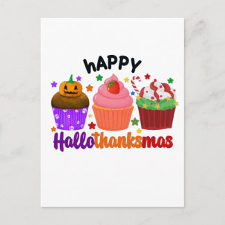 glad hallothanksmas vykort