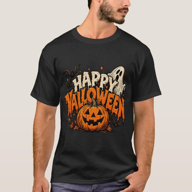 Glad Halloween 2026 T Shirt (Framsida)