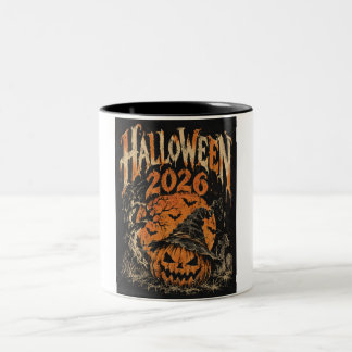 Glad Halloween 2026 Två-Tonad Mugg