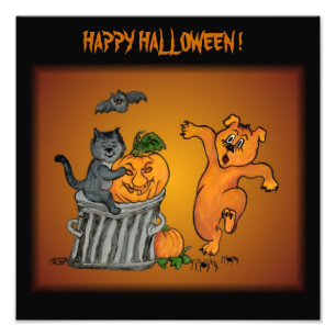 Glad Halloween! 5 Fototryck