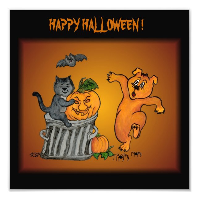 Glad Halloween! 5 Fototryck (Framsidan)