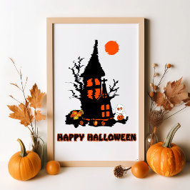 Glad Halloween-affisch Poster