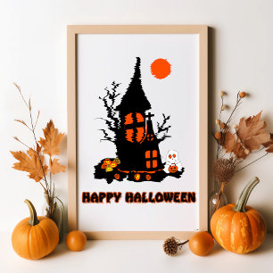 Glad Halloween-affisch Poster