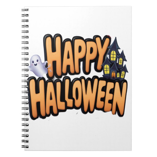 Glad Halloween  Anteckningsbok (Framsidan)