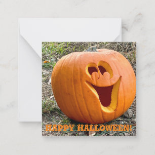 Glad Halloween! Anteckningskort