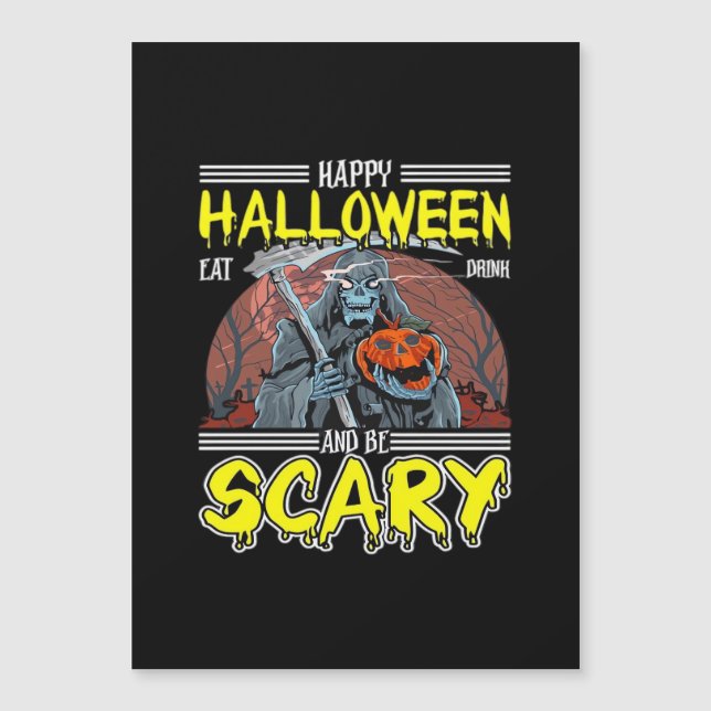 Glad Halloween Ät Drick Och Var Rysligt Cool  (Framsida)