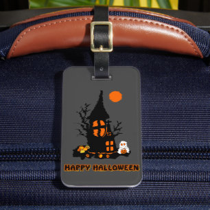 Glad Halloween Bagage Tag Bagagebricka