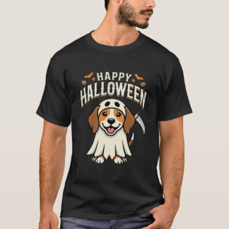 Glad Halloween Beagle Hund Design_1 T Shirt