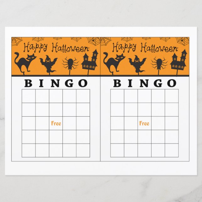 Glad Halloween-bingo (Framsida)