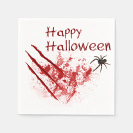Glad Halloween Blodiga repor Pappersservett