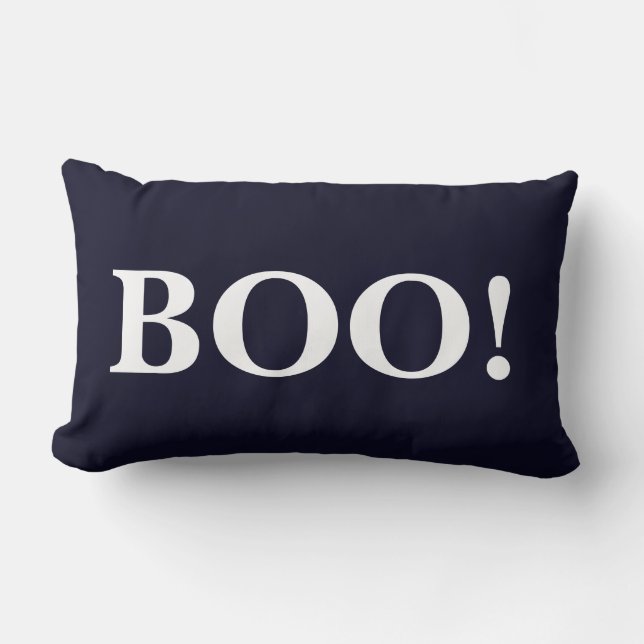 Glad Halloween Bu! Lumbarkudde (Framsida)