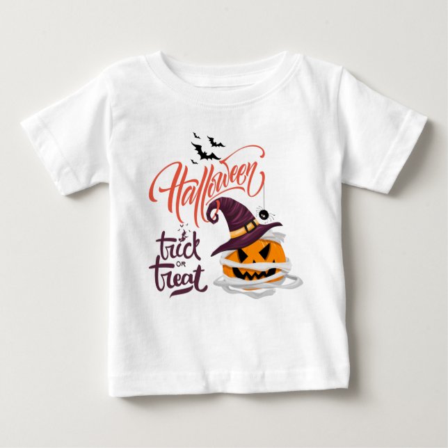 Glad Halloween Bus eller Buss Trollkarlspumpa T Shirt (Framsida)