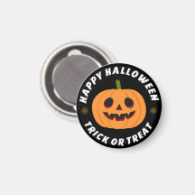 Glad Halloween Bus eller Godis Pumpa Svart