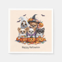 Glad Halloween Chihuahua Hundar