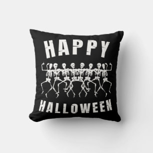 GLAD HALLOWEEN DANSANDE SKELETT KUDDE
