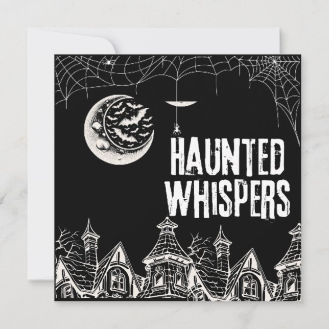 Glad Halloween-design Inbjudningar (Framsida)