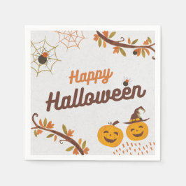 Glad Halloween-design Pappersservett