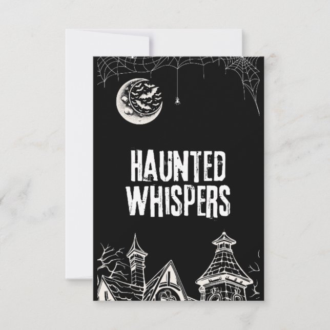 Glad Halloween-design Tack Kort (Framsida)