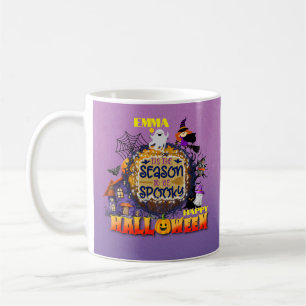 Glad Halloween Det är skräckens säsongsfirande Kaffemugg