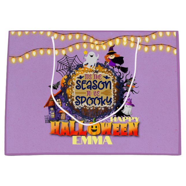 Glad Halloween Det är skräckens säsongsfirande Med (Framsidan)