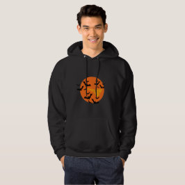 Glad Halloween Fladdermöss & Mån Sweatshirt