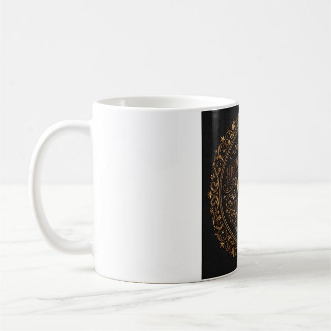 Glad Halloween Forever 31 Ung Guld Mugg 🎃 Elegant (Vänster)