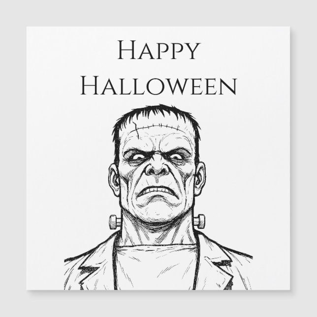 Glad Halloween Frankenstein  (Framsida)