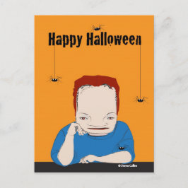 Glad Halloween Frankenstein Postkort Vykort