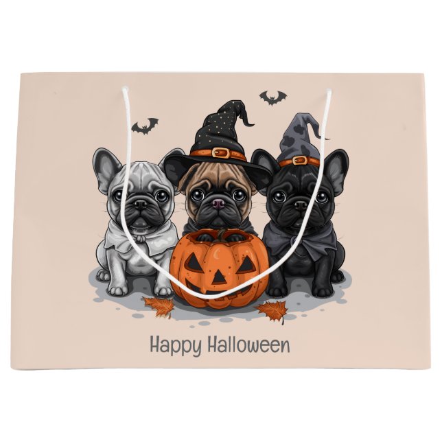 Glad Halloween French Bullhund (Framsidan)