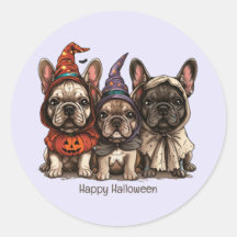 Glad Halloween French Bullhund