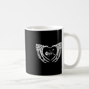 Glad Halloween Gravid Bebis Skelett Kuslig Sjö Kaffemugg