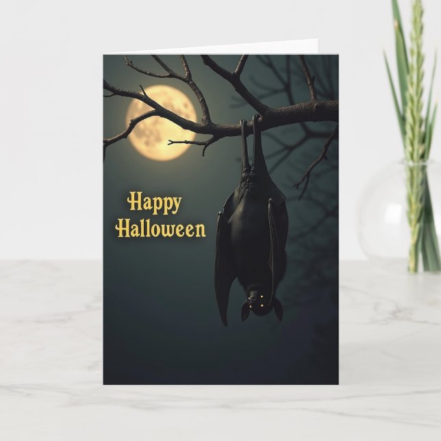 Glad Halloween-gren-kort Kort (Framsida)