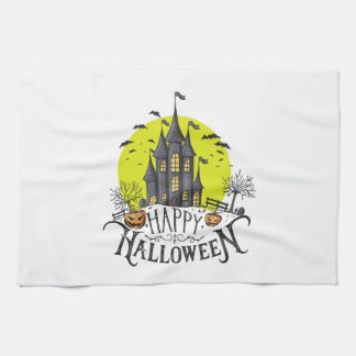 glad Halloween, Halloween-fest, rolig Halloween  Kökshandduk
