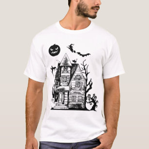 glad Halloween, Halloweenfest, rolig Halloween T Shirt