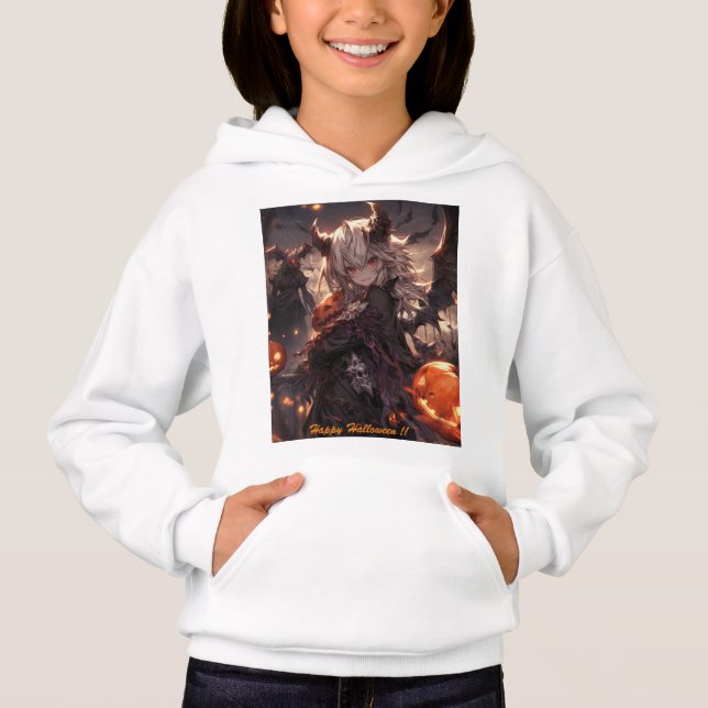 Glad Halloween Häxa T Shirt (Framsida)